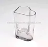 heart shaped clear glass vases for flower arrangements