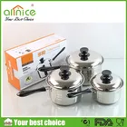 14/16/18cm stainless steel sauce pan /hot pot restaurant equipment/modern kitchen designs
