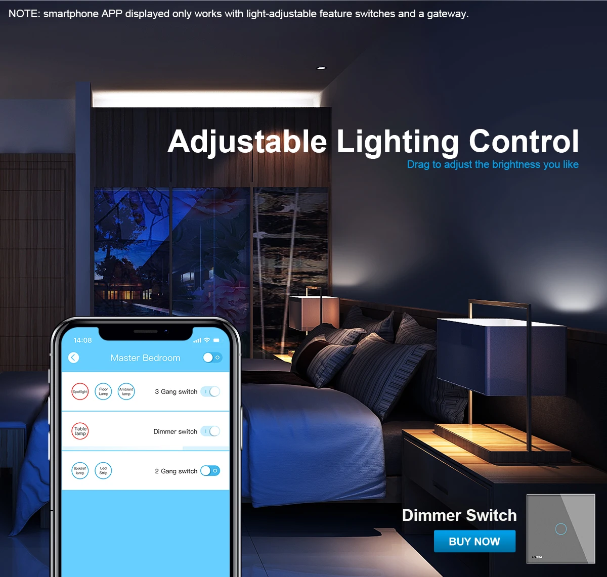 LIVOLO VL-C7 zigbee home automation power electronic switch - ANKUX.COM