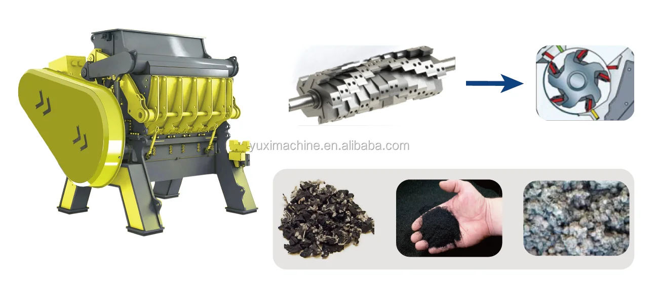 green waste tyre shredding companies junk tires recycling tire