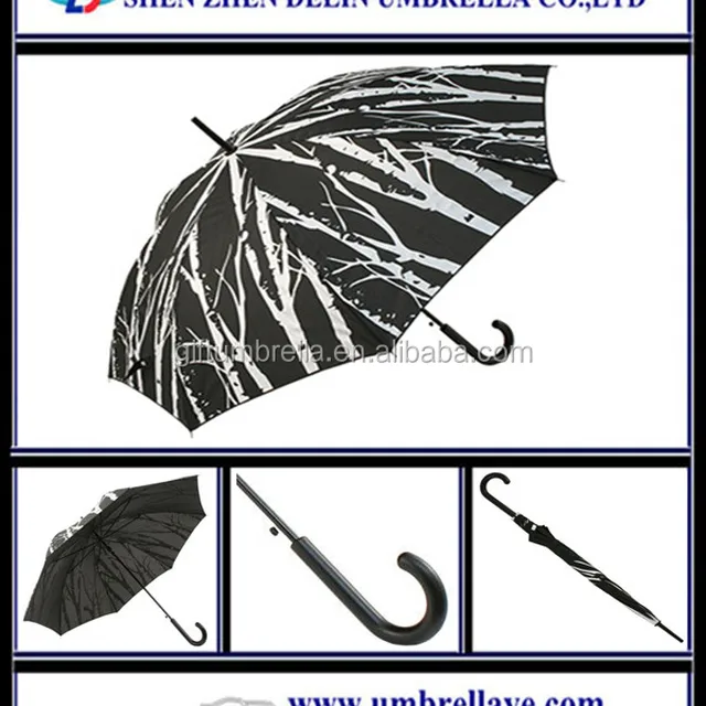 black wholesale gentlemen umbrella,premium gift