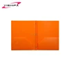 Good Price a4 PP plastic portfolio poly folder 3 prongs two pockets 3 holes with Eco-Friendly plastic material