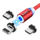Free Shipping FLOVEME 1M Mobile Phone Micro USB data Cables IOS Magnetic Charging Cable