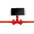 2019 new arrival cute worm shape silicone mobile phone holder multifunction portable mobile lazy phone holder stand for