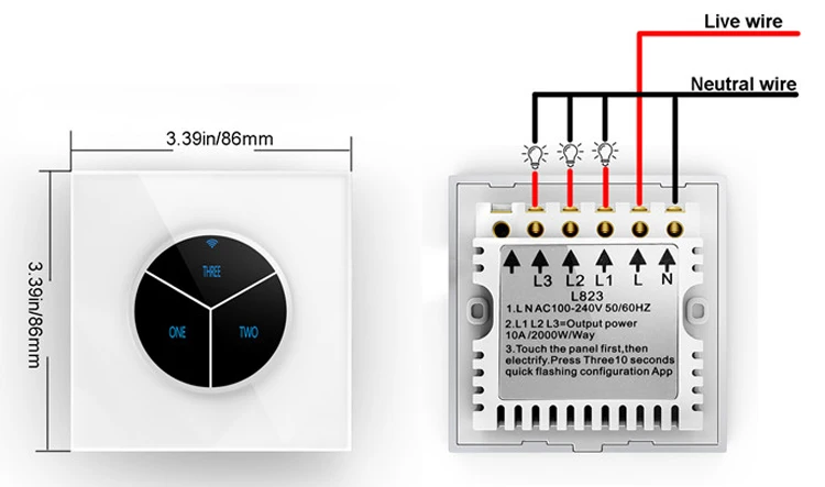 Smart home выключатели схема подключения