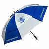 Windproof FiberGlass Umbrella Frame Auto Open Parasols Golf Umbrella With Custom Logo Print