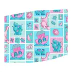 Different colors Cotton Printed cotton flannel shirt fabric for Baby