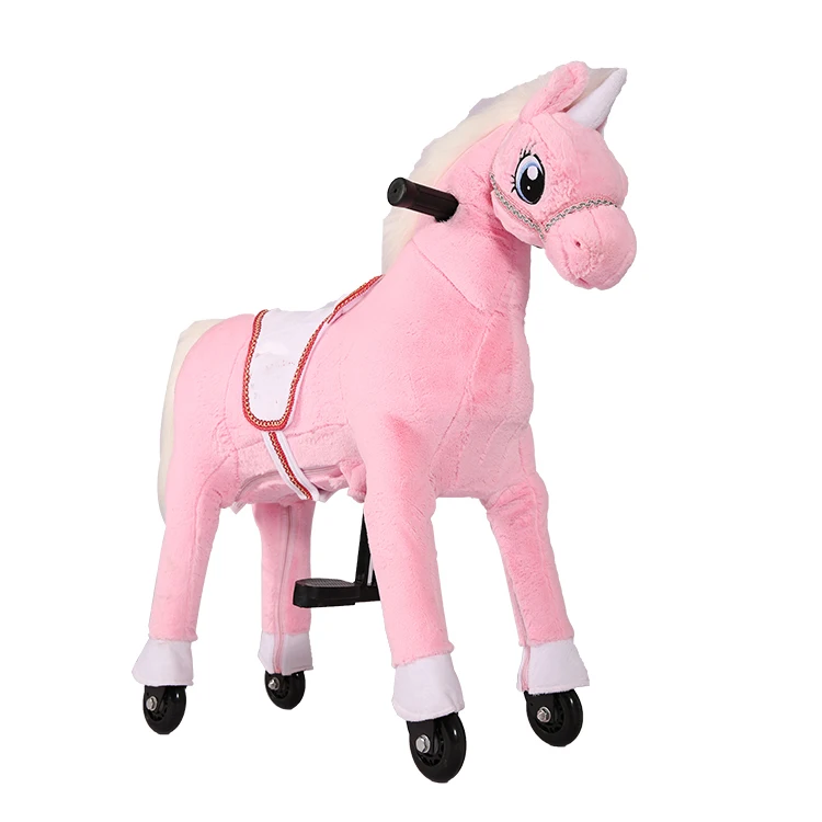 plush riding unicorn