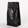 Matt black Coffee packaging zipper bag