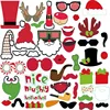 Santa Claus Party Mask Christmas Photo Booth Props For New Year