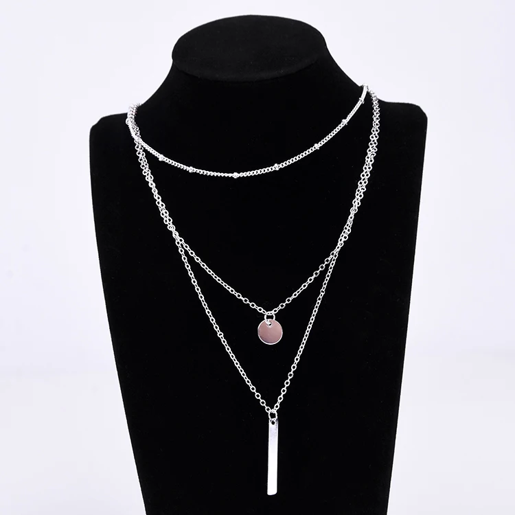 Popular silver color long chain women fashion costume jewelry necklace, Gold;sliver 
Popular silver color long chain women fashion costume jewelry necklace, Gold;sliver