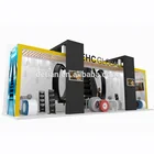 Long portable aluminum trade show booth exhibition stand