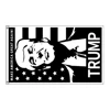 DONALD TRUMP Flag Black and White 3x5 FT Digital Print Banner Make Keep America Great Again Flag