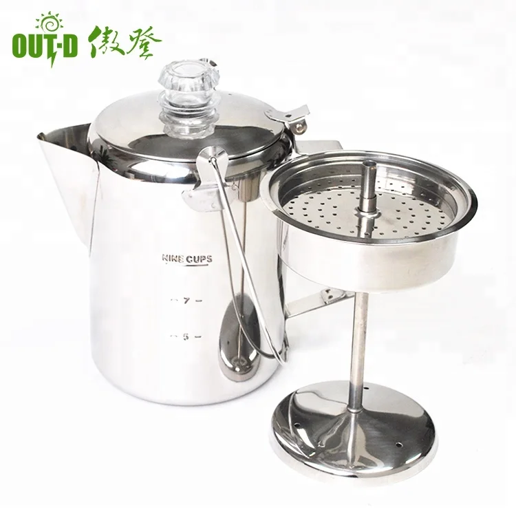 wholesale camping coffee pot outdoor coffee maker stainless steel coffee percolator
wholesale camping coffee pot outdoor coffee maker stainless steel coffee percolator