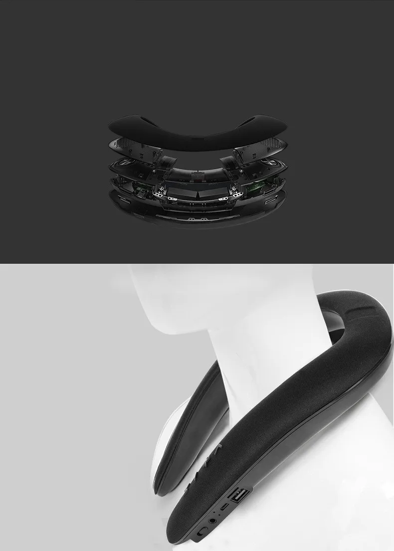 Private Neck soundbar handsfree HD Sound Bluetooths Wireless Speaker - ANKUX.COM