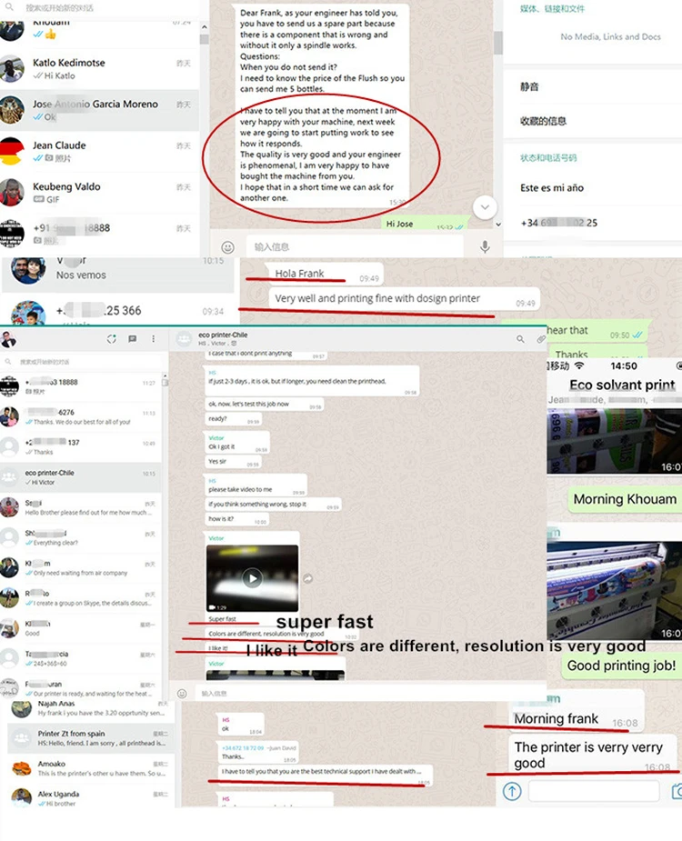 Customers feedback ali