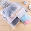 EVA/PVC Waterproof zipper bag for cloth packing