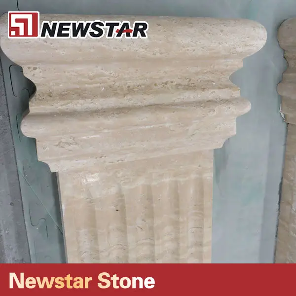 Newstar Tipo de mármol travertino columna
