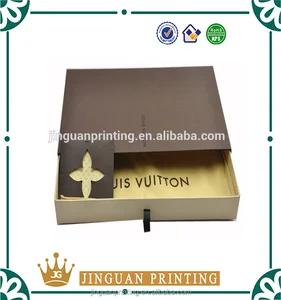 gift cardboard drawer carton rigid luxury shirt paper packaging