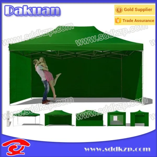 Exhibition promotion display waterproof pop up gazebo folding tent 3x3