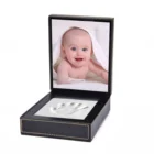 Logo Customization Frame Baby Footprint Clay Baby Handprint Kit Baby Clay Footprint Frame