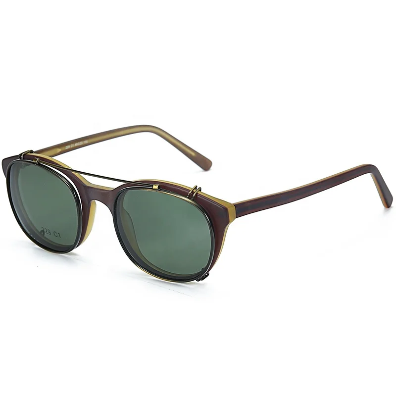 Wholesale Fashion Clip On Sunglasses 2022 Magnetic Glasses Polarized uv400 Acetate Sunshades for Men Women
Wholesale Fashion Clip On Sunglasses 2022 Magnetic Glasses Polarized uv400 Acetate Sunshades for Men Women