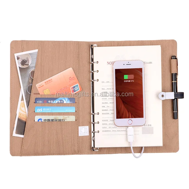 mutilfunctional business gift or conference loose-leaf 16gb usb