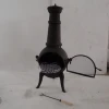 Metal cast iron chiminea outdoor chimenea fire pit