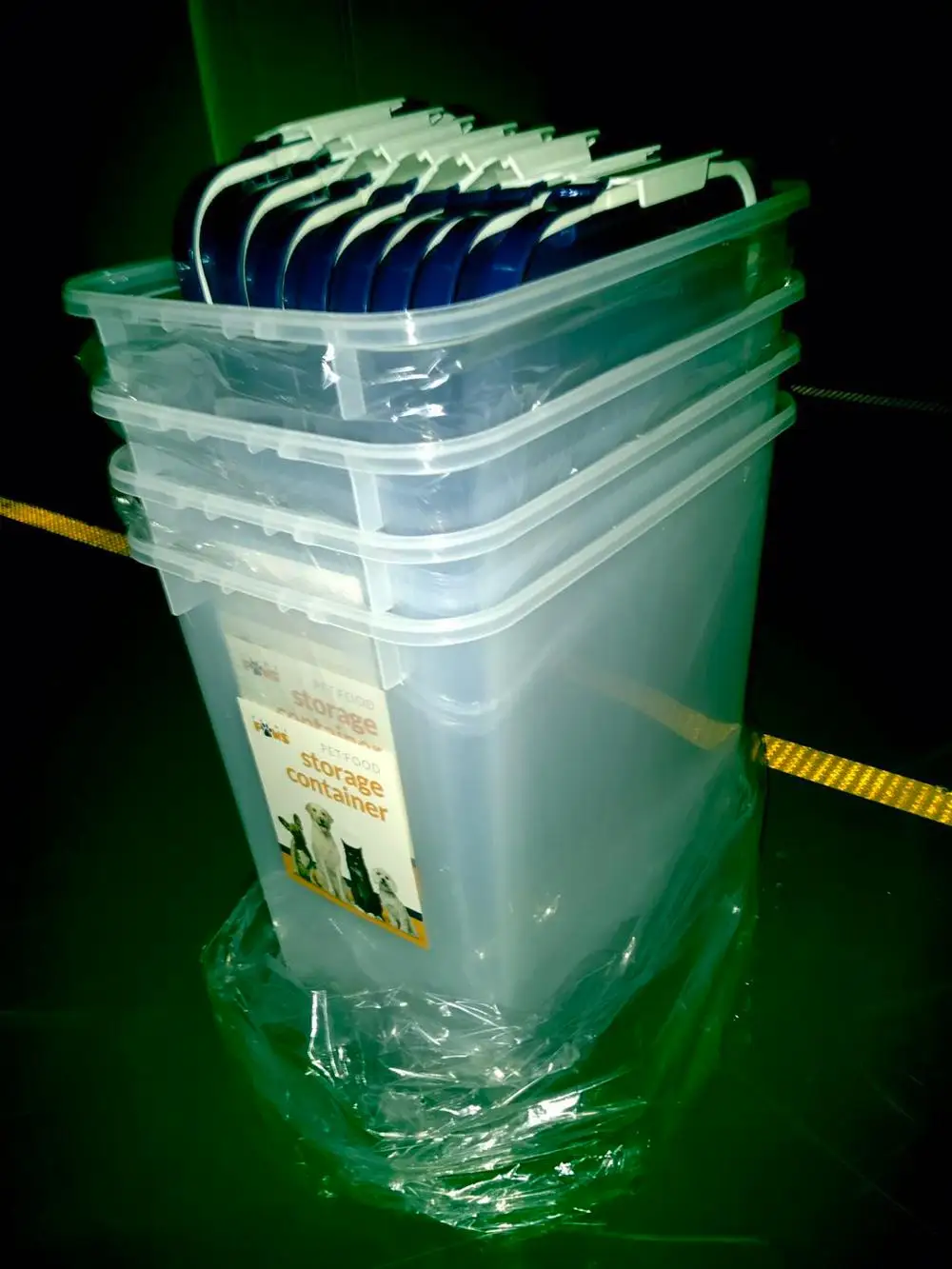 Airtight Sealing Stackable Clear Plastic Storage Boxes & Bins Heavy