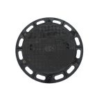 Manholecover heavy duty EN124 Circular manhole cover with diameter of 700mm cast iron manhole cover with frame