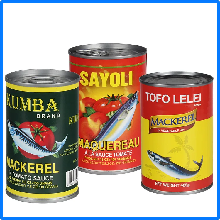 155g Canned Seafood Mackerel Use Fresh Food Material Buy 155g Canned