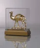 camel zinc alloy metal award wood base decoration souvenir