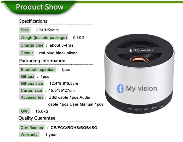 Protable bluetooth speake N9S withFM radio function - ANKUX.COM