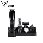 Hair Cutting Salon Equipment 6 in 1 electric rechargeable hair clipper for men' Trimmer and Shaver