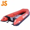 raft PVC/Hypalon 3.8m aluminium cabin boats inflatable speed boat for sale China racing fishing boat prices Red JSD-380AL