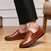 New formal men loafer shoes leather dress shoes 2018