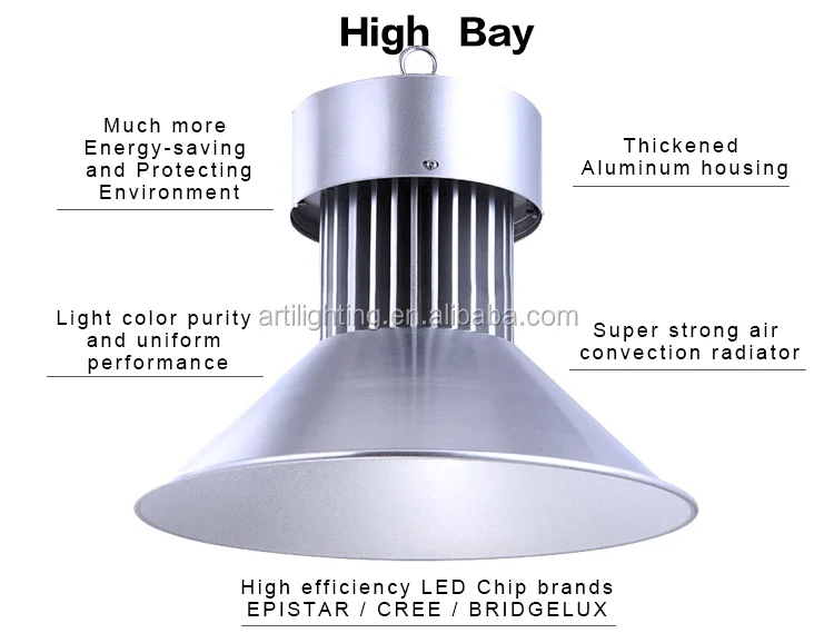 New design high power bright quality 60W 120W 150W 200W ufo led high bay light
