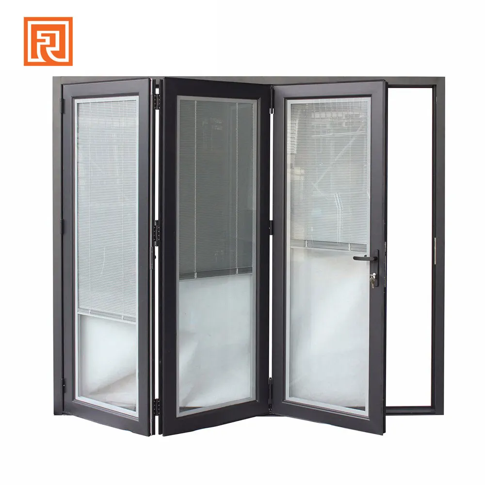 China Product Soundproof Aluminum Glass Portable Folding Doors Room Dividers Buy Soundproof Aluminum Glass Portable Folding Doors Room