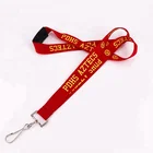 Cheap Wholesale Printing Polyester printed lanyard with custom logo