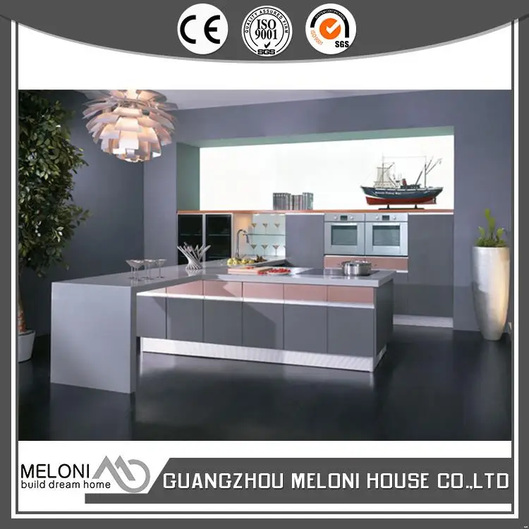Wholesale promotional lacquer kitchen cabinets finished