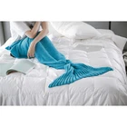 the very beautiful mermaid tail blanket comfortable baby blanket