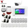 WIFI GSM 3G Home Security Alarm System Touch Screen WiFi GSM Wireless Intelligent Alarme Home Anti-theft Protection Alarm System