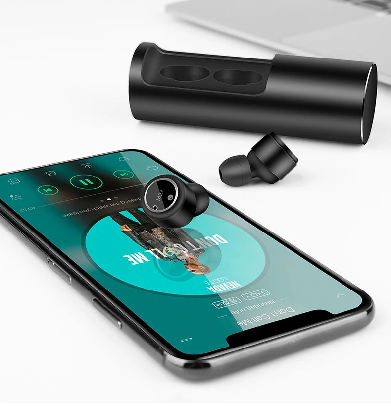 High Quality Hifi 5.0 TWS Realtek Chip Auriculares Wireless Earphone Waterproof with Charging Box - ANKUX.COM