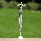 Fashion Design Luxury Decorative Metal Tree Earring Polyresin Jewelry Display Stands Mannequin Bust
