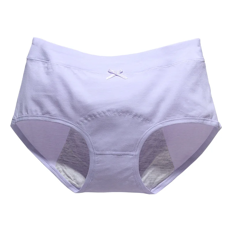 Wholesaler Women Physiological Briefs Pants Menstrual Leakproof Day and Night Underwear Knickers Sewing Cotton Underpants