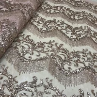 Wholesale high quality luxury shiny sequin lace glitter fabric for wedding dress
Wholesale high quality luxury shiny sequin lace glitter fabric for wedding dress