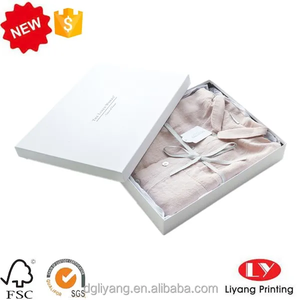 hot custom paper packaging shirt gift box for clothing with logo
