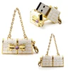 Golden And Sliver Fashion Handbag Diamond Accessory Usb Pen Drive Gift Jewelry 4Gb 8Gb 16Gb 32Gb 64Gb Pendrive Memory Disk