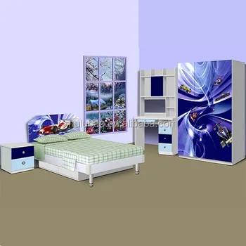 Factory Price Hulubao Kids Bedroom Furniture Sets Cheap Used