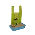 Branded logo printing colorful t-shirt dog waste bags